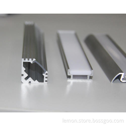 New aluminum LED profile for LED strip light with PC cover/diffuser